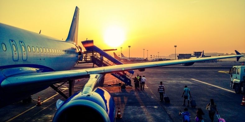 aircraft-at-airport-during-sunrise